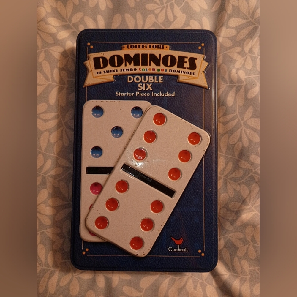 Double Six Dominoes Set